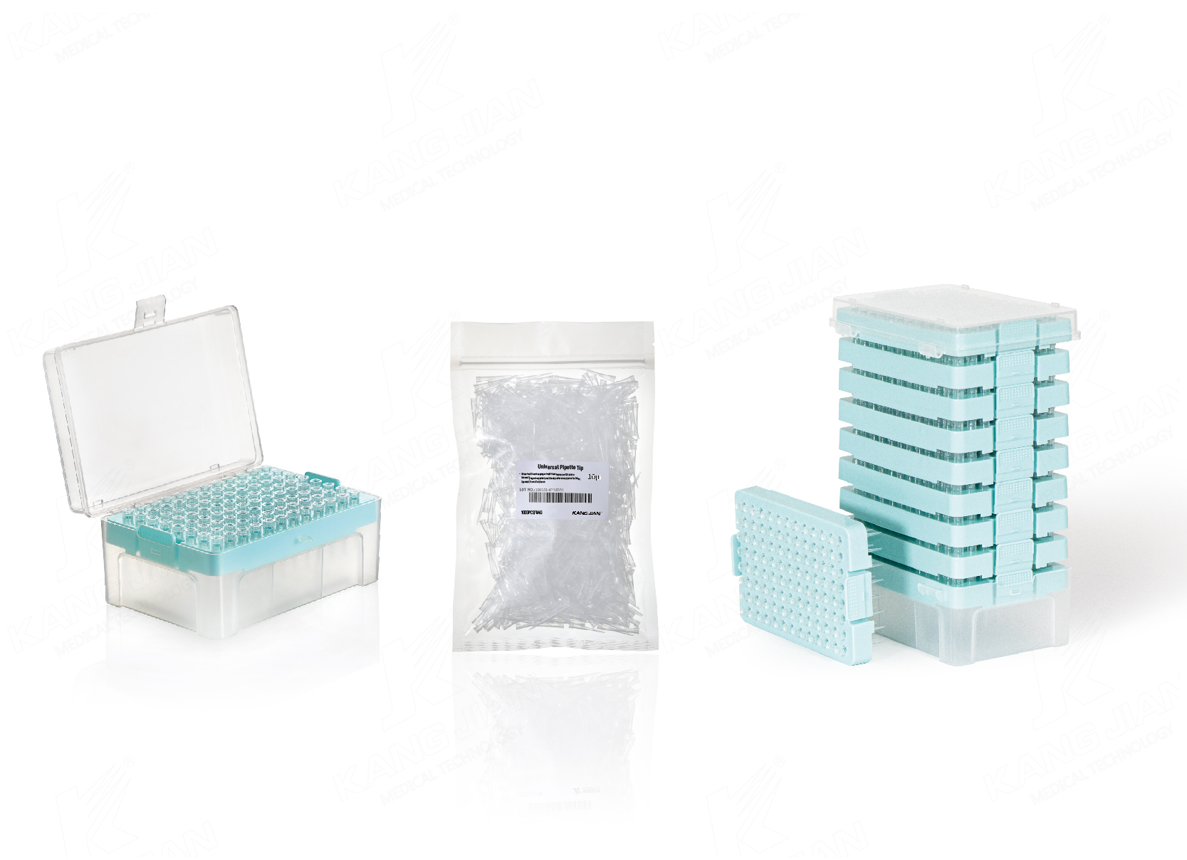 Đầu tip pipet đa năng kh&ocirc;ng chứa Pyrogen